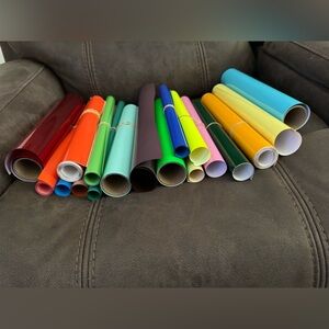 Craft vinyl lot HTV and adhesive